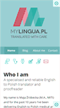 Mobile Screenshot of mylingua.pl